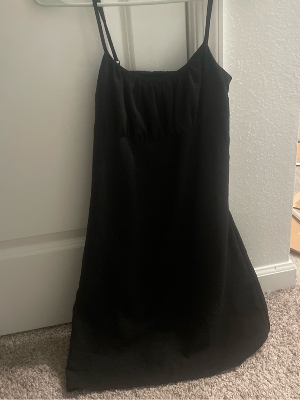 Aeropostale Black Spaghetti Strap Slip Dress